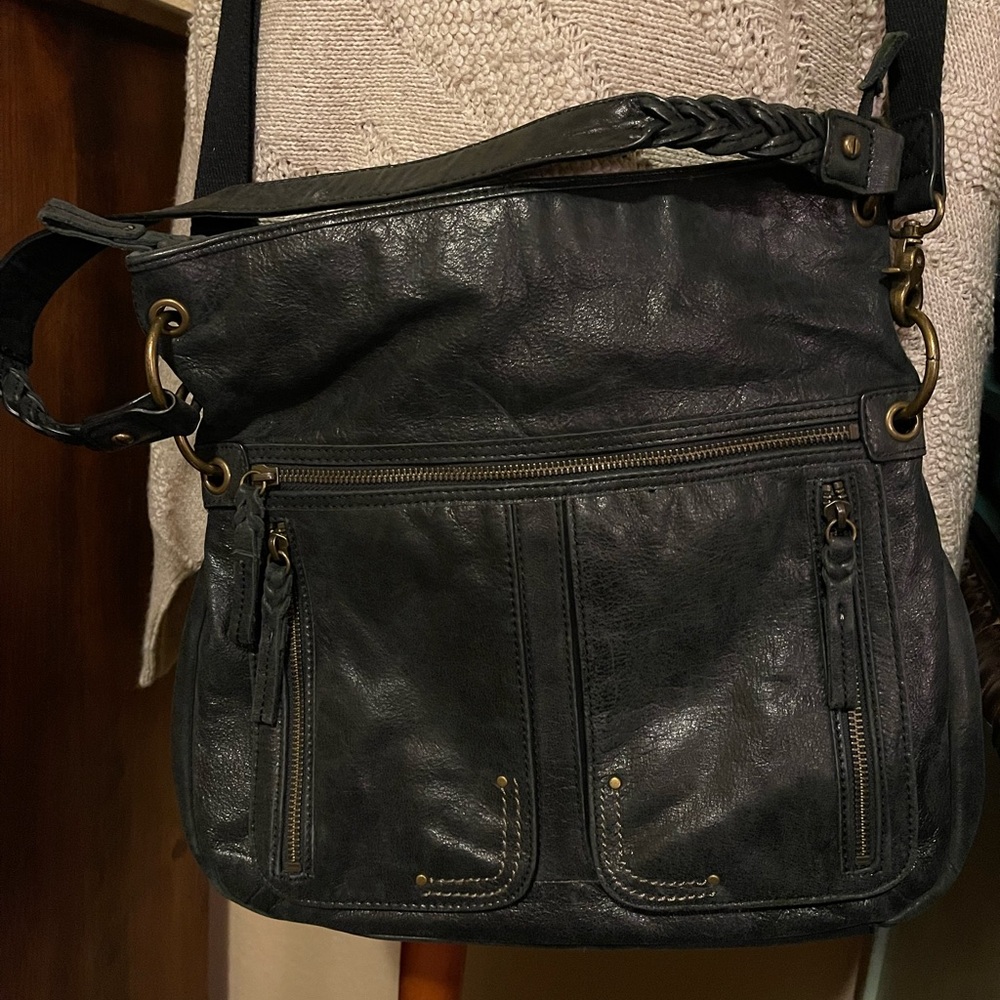 Sak Brand Black Leather Crossbody